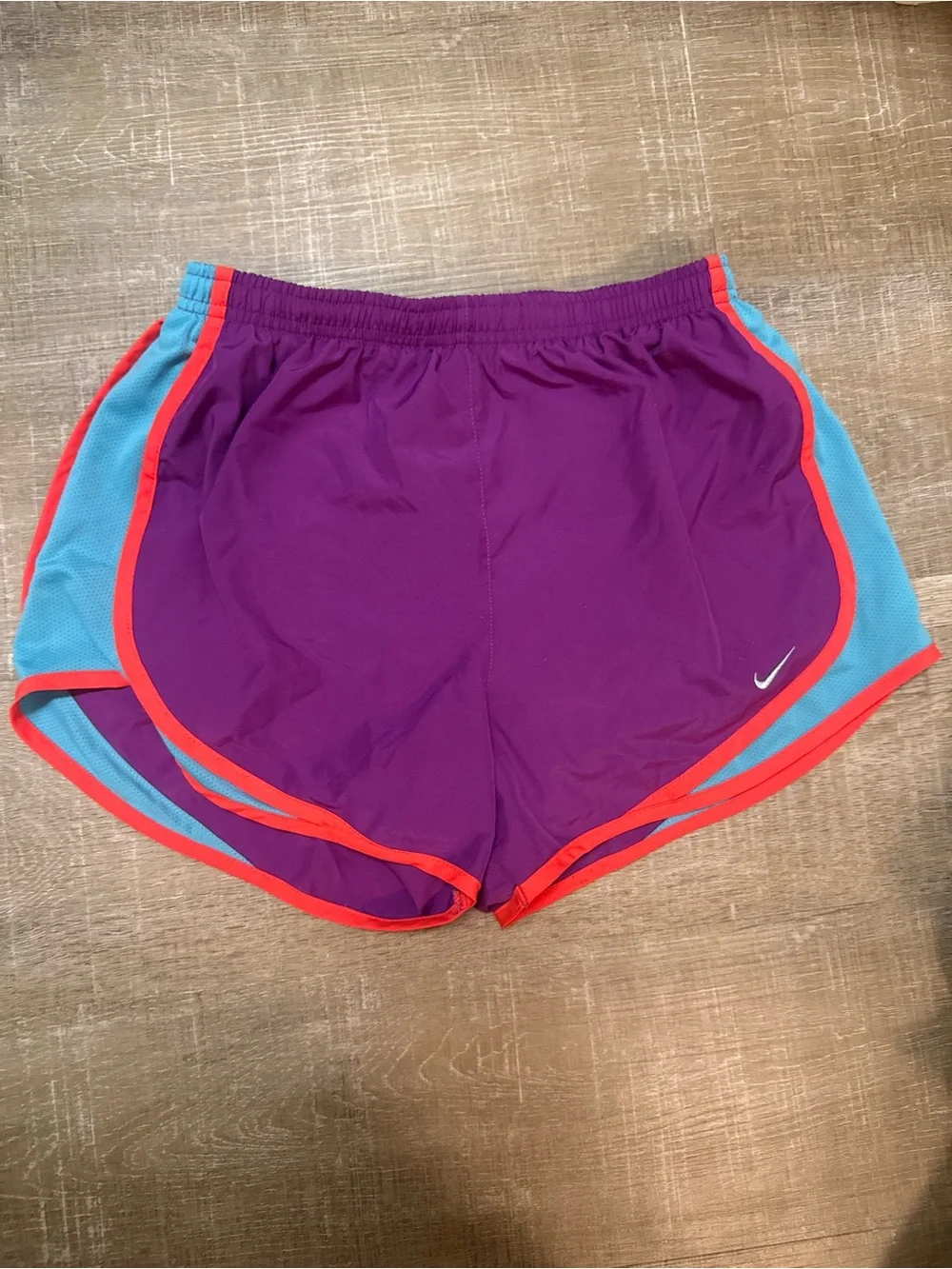 Women’s Purple Nike Shorts with Red Trim